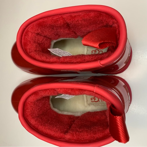 NWOT: UGG Women's Classic Clear Mini Plush Ankle Boot Size 5 - Picture 4 of 8